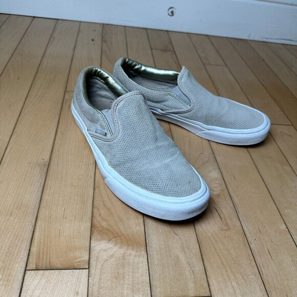 VANS Perforated Suede Classic Slip On Size 8.5 - Picture 2 of 12